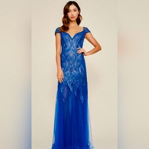Tadashi Shoji Blue Gown